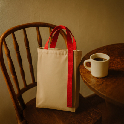 Шоппер Superbag Pack M, неокрашенный с красным