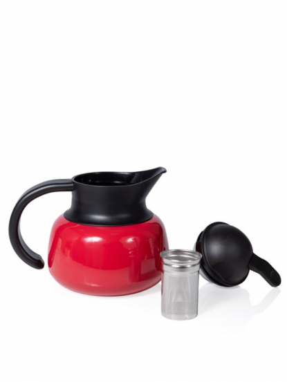 Чайник из нержавеющей стали для заваривания чая и кофе Phill, красный