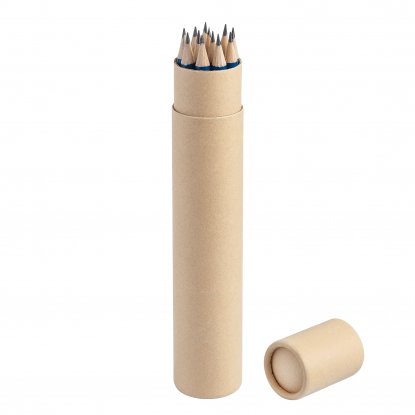 Набор FORTE с 12 карандашами WOOD COLOR, синий