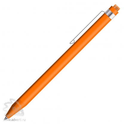 Шариковая ручка Radical Metal Clip Polished, оранжевая