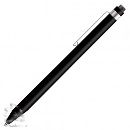 Шариковая ручка Radical Metal Clip Soft Touch, черная