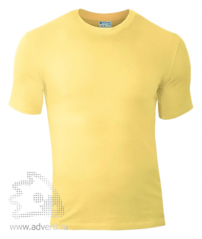 Футболка Redfort Man, мужская с коротким рукавом, светло-желтая