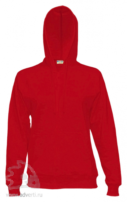 Куртка-толстовка с капюшоном Redfort Solano, красная