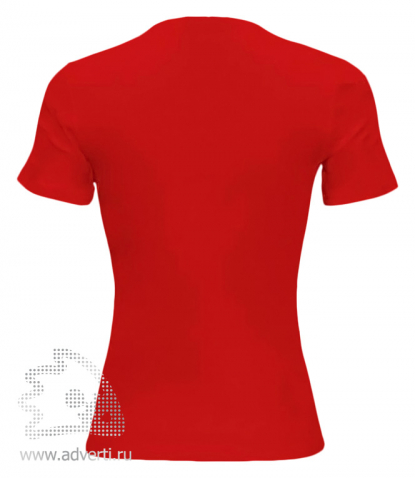Футболка Redfort Lady, женская с коротким рукавом, красная оборот