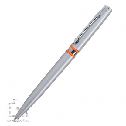 Шариковая ручка Rino Silver, оранжевая