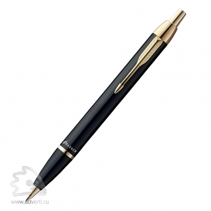 Шариковая ручка Parker IM Core Black GT, золотистая