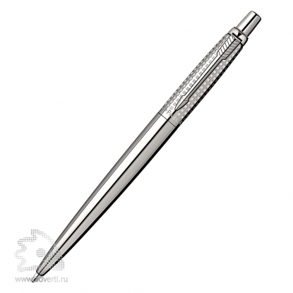Шариковая ручка Parker Jotter Premium Stainless Steel Chiselled