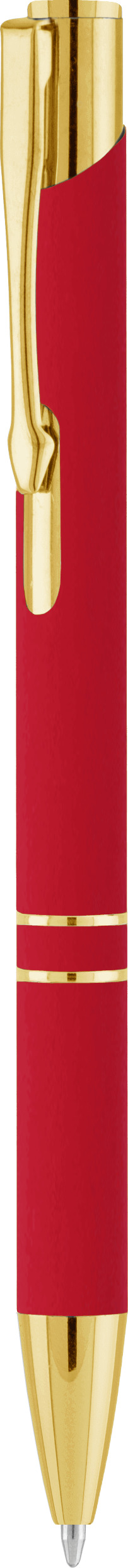 Ручка KOSKO SOFT GOLD MIRROR, красная