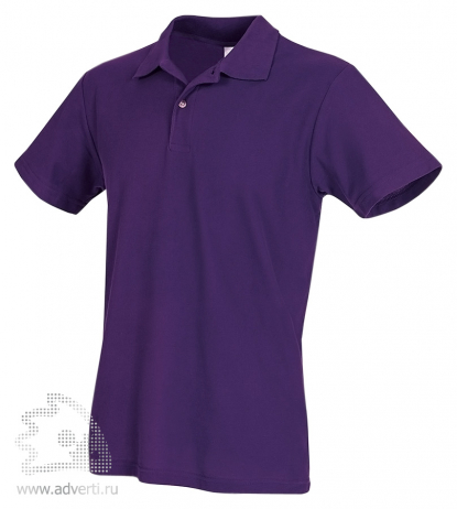 Рубашка поло Polo, мужская, фиолетовая