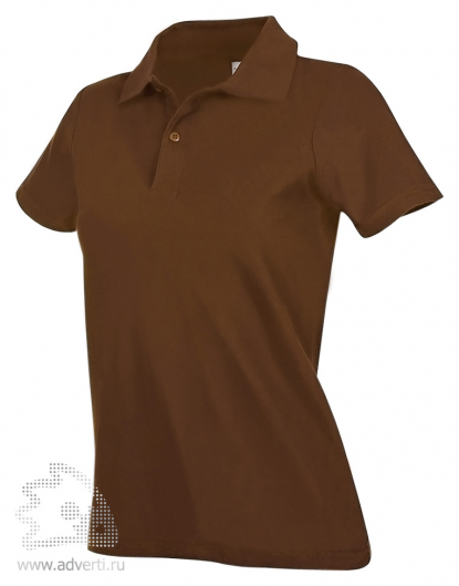 Рубашка поло Polo Women, женская, коричневая