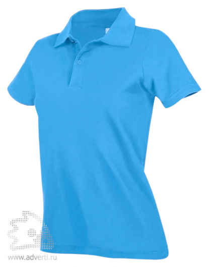 Рубашка поло Polo Women, женская, голубая