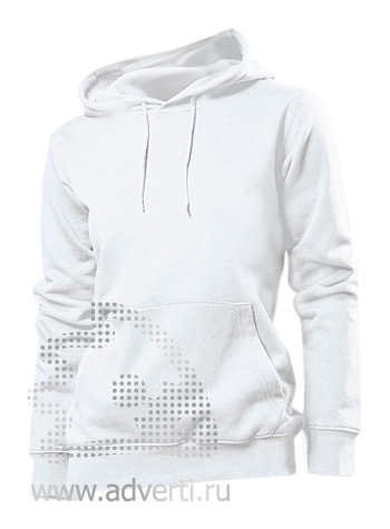 Толстовка Hooded Sweatshirt Women, женская, белая