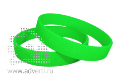 Силиконовый браслет, женский/подростковый, светло-зеленый
