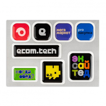 Стикерпак 3D со смолой, А6