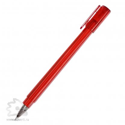 Шариковая ручка Tetra Frost, красная