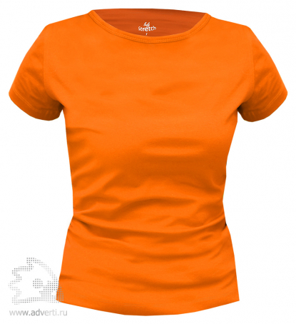 Футболка Leela Lady Stretch женская, оранжевая