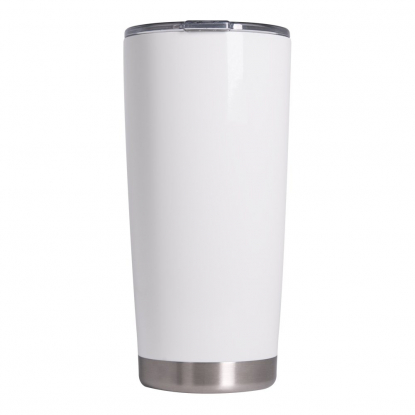Термокружка вакуумная Parma Portobello, белая, вид сбоку