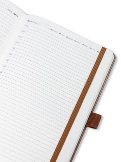 Блокнот в твердой обложке Ariana, А5, бежевый