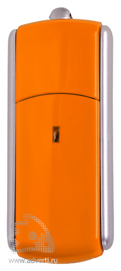 USB-флешка с крутящимся корпусом, оранжевая