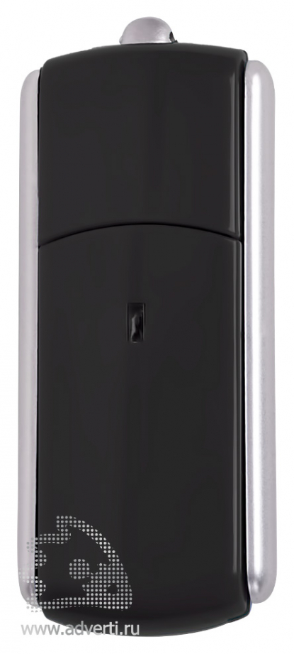 USB-флешка с крутящимся корпусом, черная