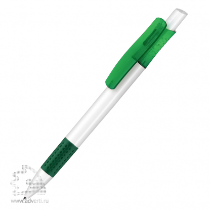 Шариковая ручка Tibi Rubber, зеленая