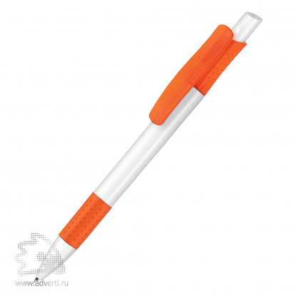 Шариковая ручка Tibi Rubber, оранжевая