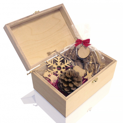 Коробка подарочная Сундук, пример использования