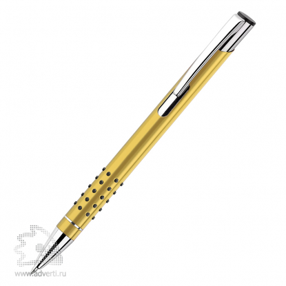 Шариковая ручка Veno Rubber, желтая