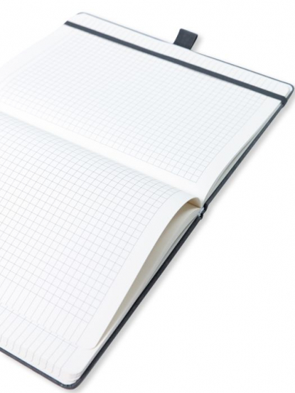 Блокнот в твердой обложке Ariana, А4, тёмно-серый