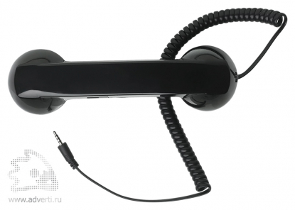 Трубка для телефона Retro Phone, черная