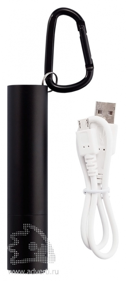 Зарядное устройство с фонариком, 2200 mAh, USB провод прилагается