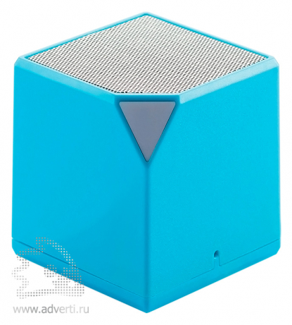Беспроводная колонка Cube, голубая