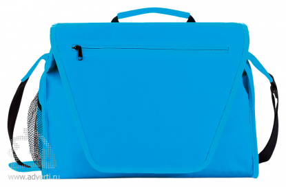 Конференц-сумка с цветным вкладышем, синяя