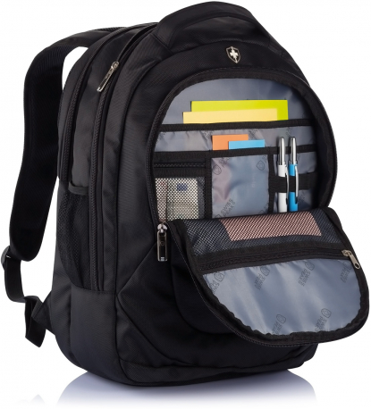 Рюкзак для ноутбука Swiss Peak, открытый