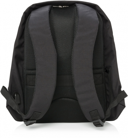 Рюкзак для ноутбука Swiss Peak с защитой от карманников, вид со спины