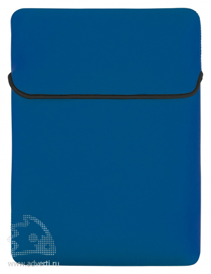 Двусторонний чехол для ноутбука, 1-я сторона синяя