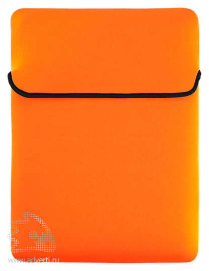 Двусторонний чехол для ноутбука, 2-я сторона оранжевая