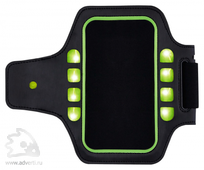 Спортивный чехол для телефона с LED подсветкой на руку