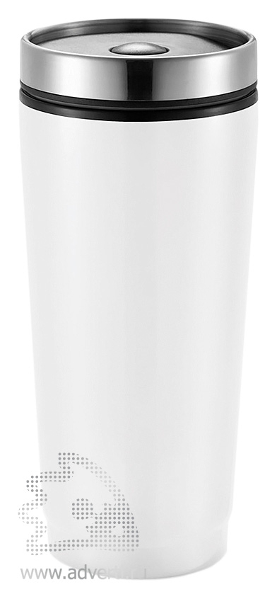 Герметичная термокружка, белая