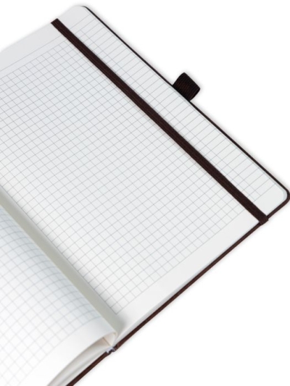 Блокнот в твердой обложке Stu, А4, темно-коричневый