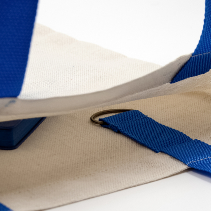 Шоппер Superbag Light, неокрашенный с синим