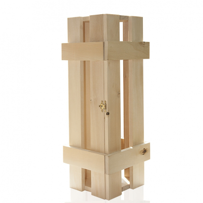 Сувенирный деревянный ящик, вид сбоку