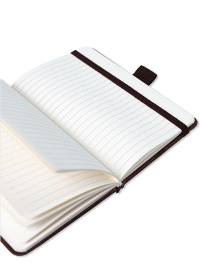 Блокнот в твердой обложке Stu, А6, темно-коричневый