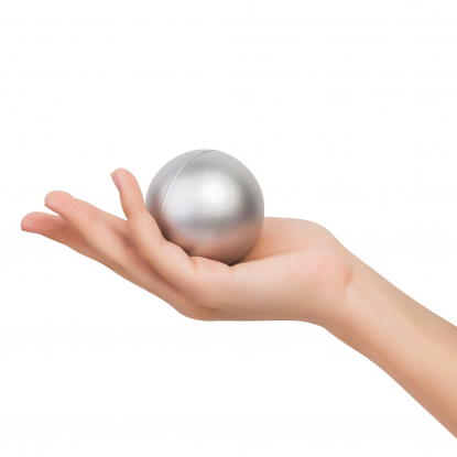 Антистресс BALL, серебристый