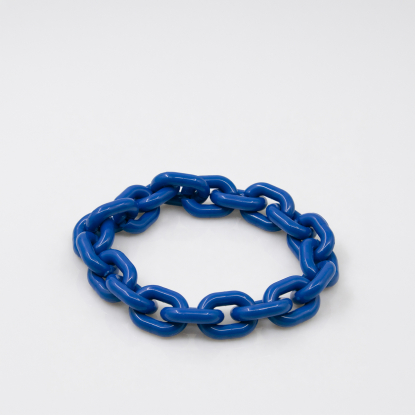 Цепочка Ring для обвеса, 20 см, синяя