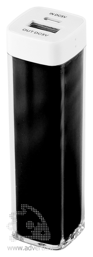 Зарядное устройство Промо на 2600 mah, чёрное