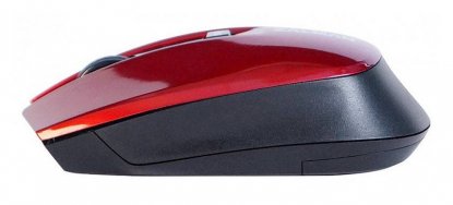 Беспроводная компьютерная мышь ZALMAN RED, красная, вид сбоку