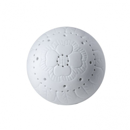 Ёлочный керамический светящийся шар с узорами Potter