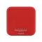 Портативное зарядное устройство Квадрум, 2600 mAh, красное