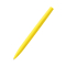 Ручка шариковая Mira Soft, жёлтая, оборотная сторона